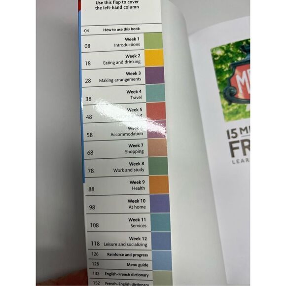 15-Minute French by DK (2018, Trade Paperback) - Picture 2 of 6